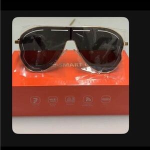 Gold and Black ai smart Sunglasses